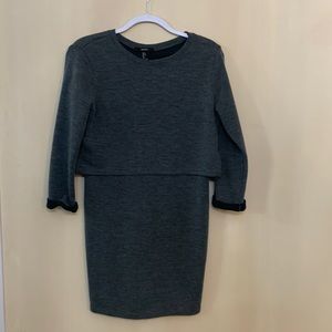 Olive Green Long Sleeve Dress